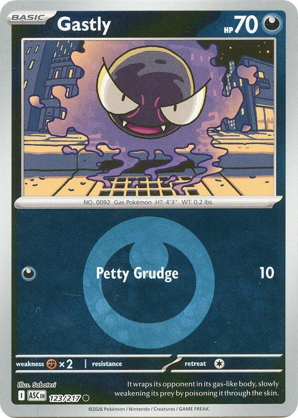 Gastly (Energy Symbol Pattern) - 123/217 - Common