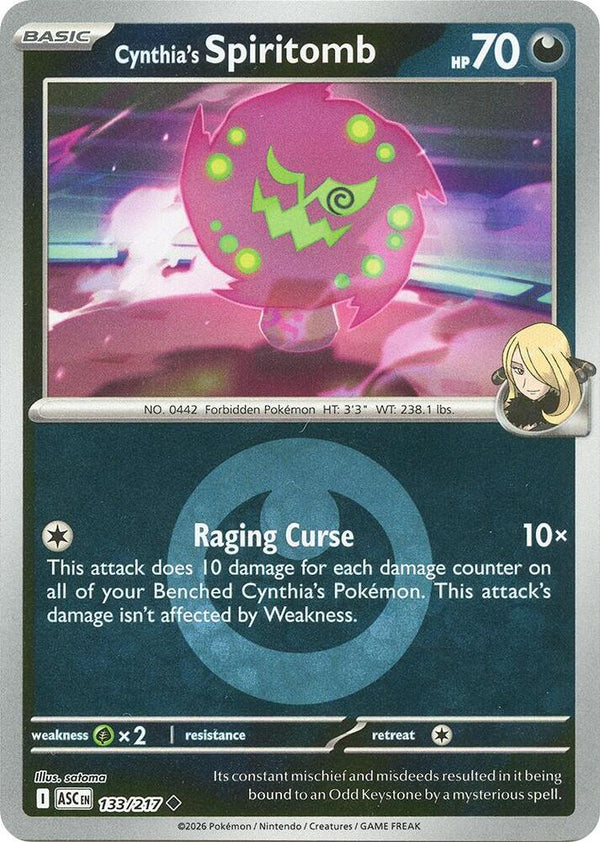 Cynthia's Spiritomb (Energy Symbol Pattern) - 133/217 - Uncommon
