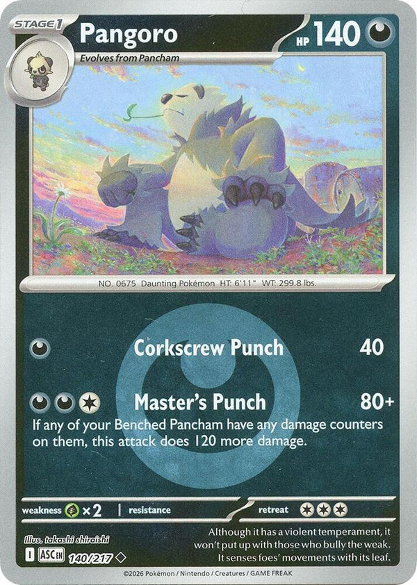 Pangoro (Energy Symbol Pattern) - 140/217 - Uncommon