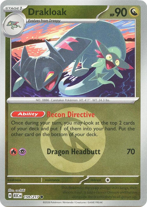 Drakloak (Energy Symbol Pattern) - 159/217 - Common