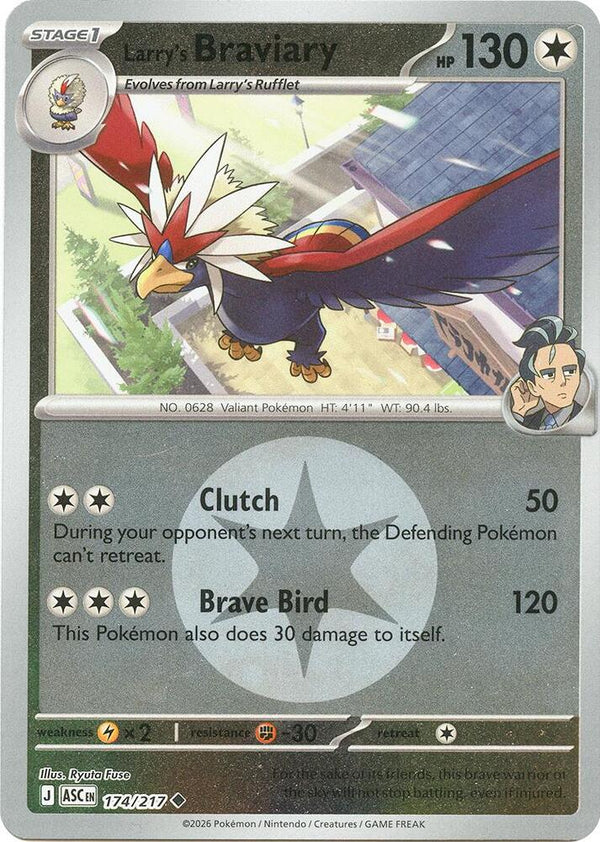 Larry's Braviary (Energy Symbol Pattern) - 174/217 - Uncommon