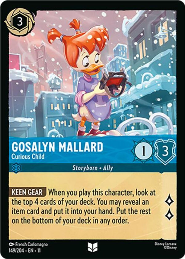 Gosalyn Mallard (Curious Child) - 149/204 - Uncommon