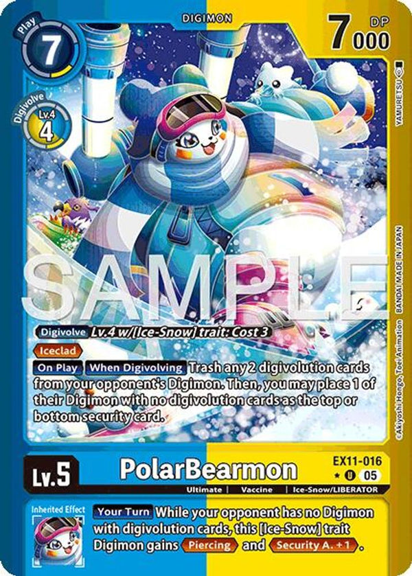 PolarBearmon (Limited Foil) - EX11-016 - Uncommon