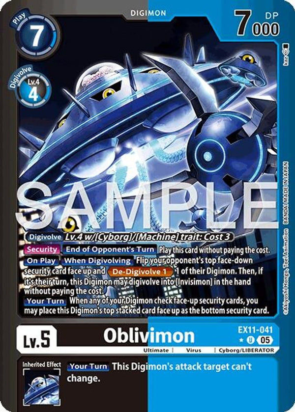 Oblivimon (Limited Foil) - EX11-041 - Uncommon