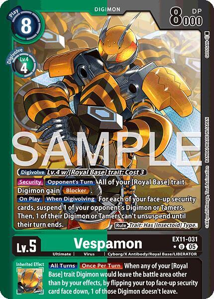 Vespamon (Limited Foil) - EX11-031 - Uncommon