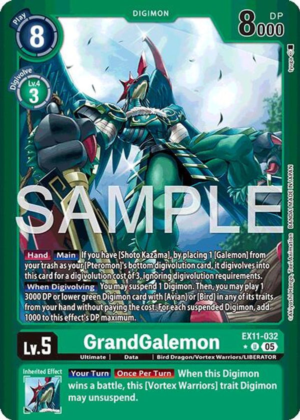 GrandGalemon (Limited Foil) - EX11-032 - Uncommon