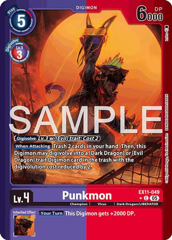 Punkmon (Limited Foil) - EX11-049 - Common