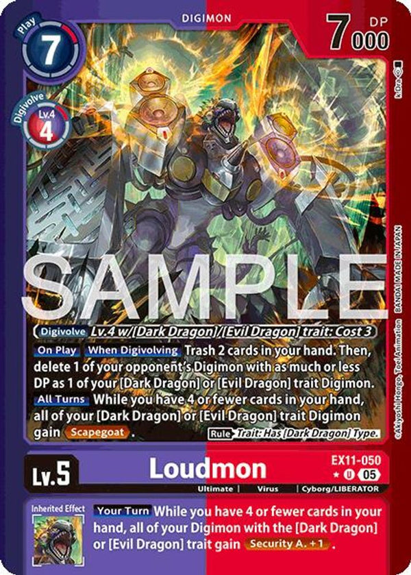 Loudmon (Limited Foil) - EX11-050 - Uncommon