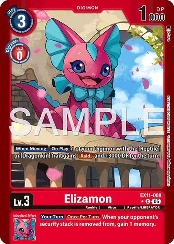 Elizamon (Limited Foil) - EX11-008 - Common