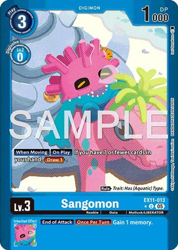 Sangomon (Limited Foil) - EX11-013 - Uncommon