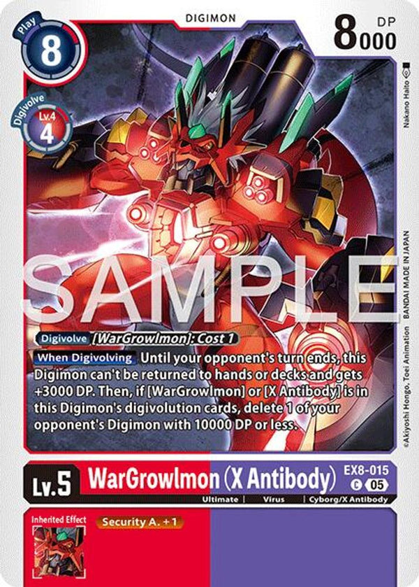 WarGrowlmon (X Antibody) (Block 5 Reprint) - EX8-015 - Common