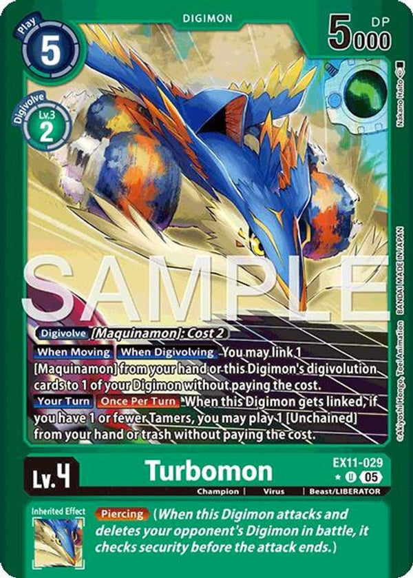 Turbomon (Limited Foil) - EX11-029 - Uncommon