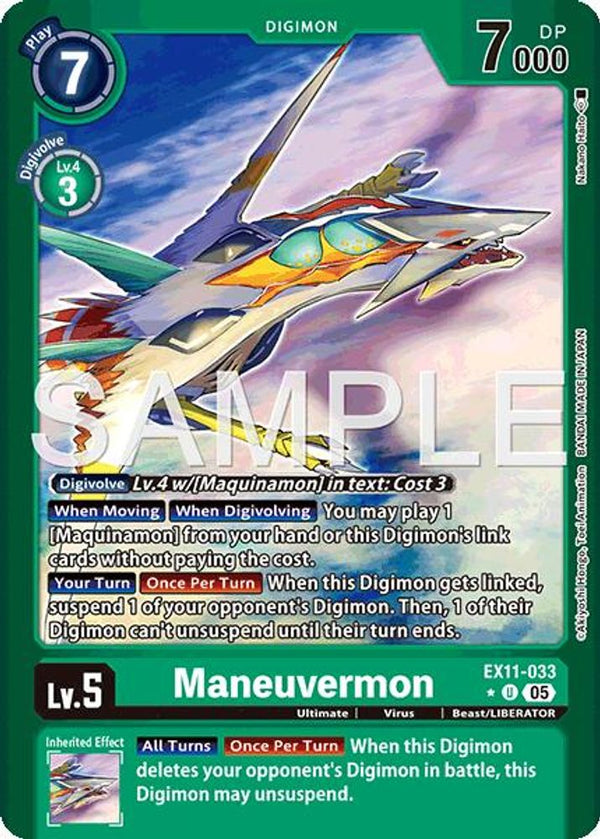 Maneuvermon (Limited Foil) - EX11-033 - Uncommon