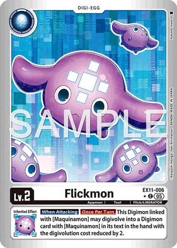 Flickmon (Limited Foil) - EX11-006 - Common