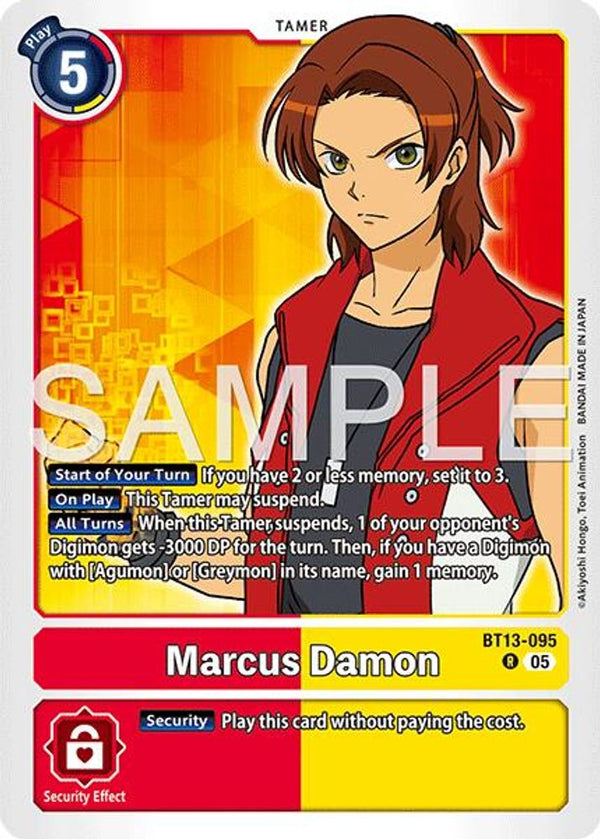 Marcus Damon - BT13-095 (Block 5 Reprint) - BT13-095 - Rare