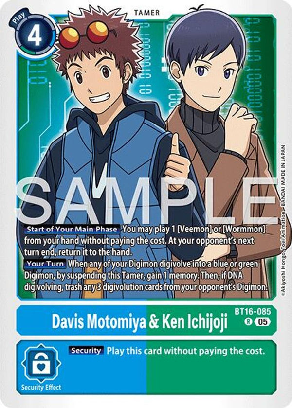 Davis Motomiya & Ken Ichijoji (Block 5 Reprint) - BT16-085 - Rare