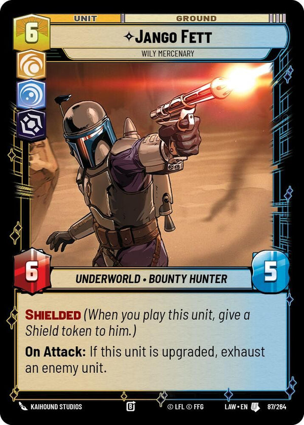 Jango Fett - Wily Mercenary - 87/264 - Uncommon