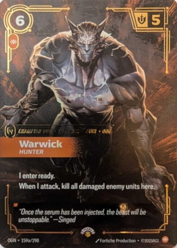 Warwick - Hunter - 159a/298 - Promo