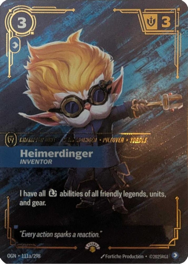 Heimerdinger - Inventor - 111a/298 - Promo