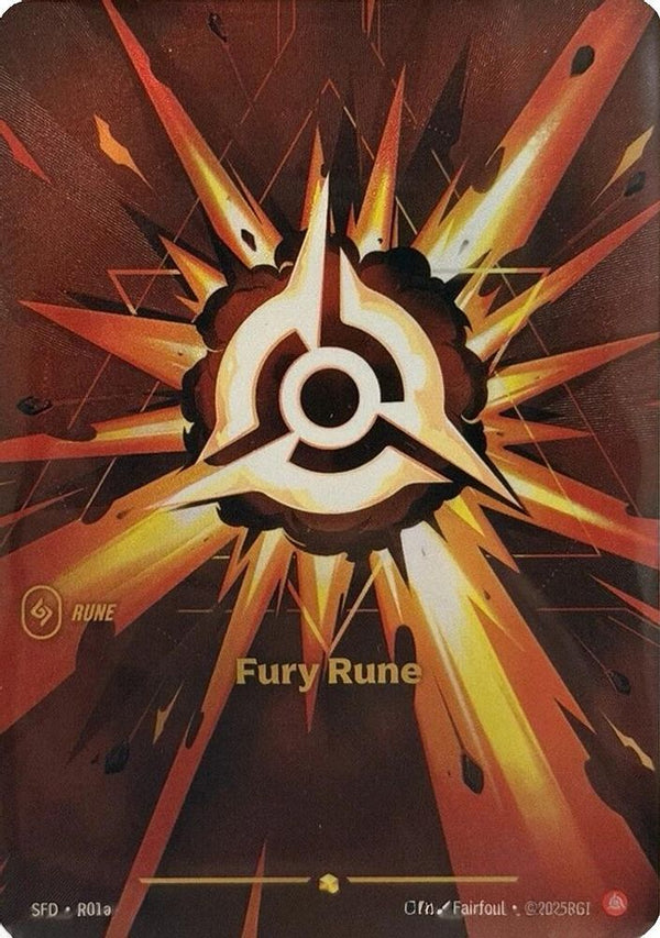 Fury Rune (Alternate Art) - R01a - Showcase