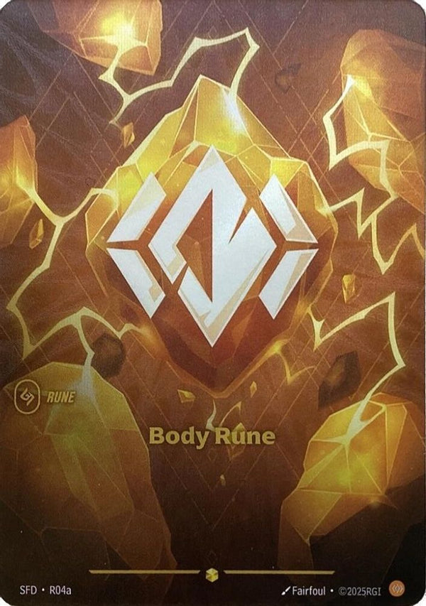 Body Rune (Alternate Art) - R04a - Showcase