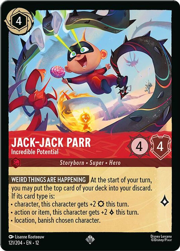 Jack-Jack Parr (Incredible Potential) - 121/204 - Super Rare