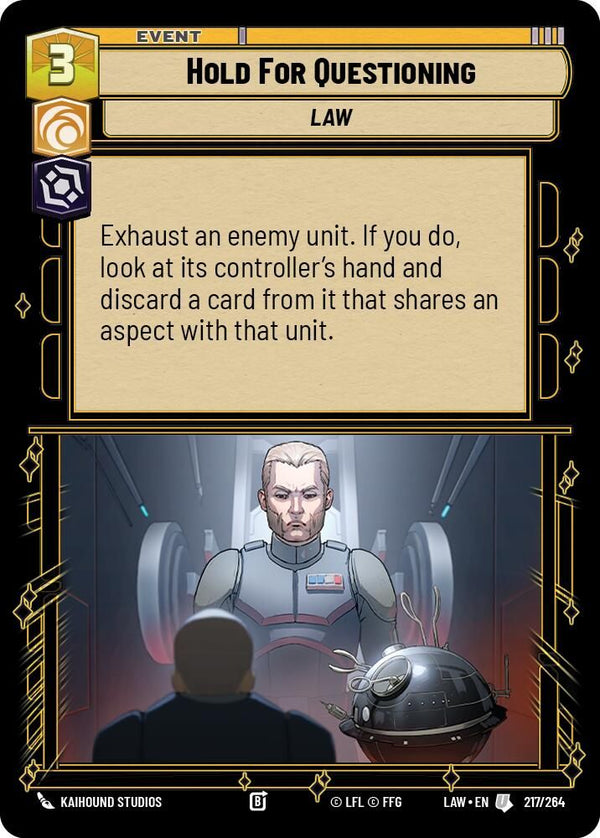Hold for Questioning - 217/264 - Uncommon