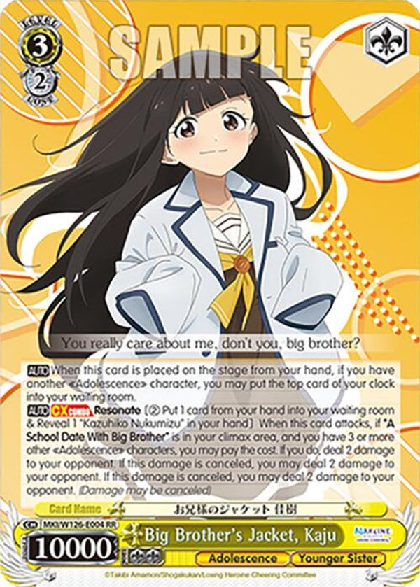 Big Brother's Jacket, Kaju - MKI/W126-E004RR - Double Rare