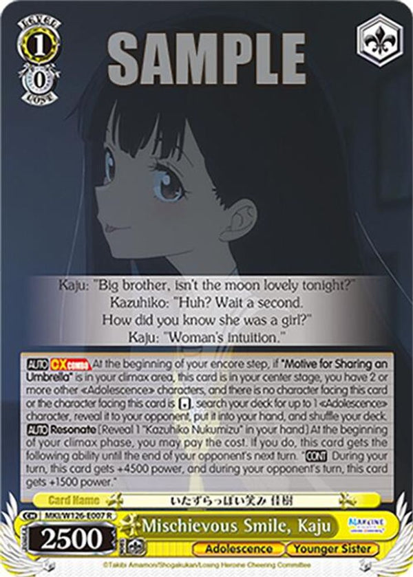 Mischievous Smile, Kaju - MKI/W126-E007R - Rare