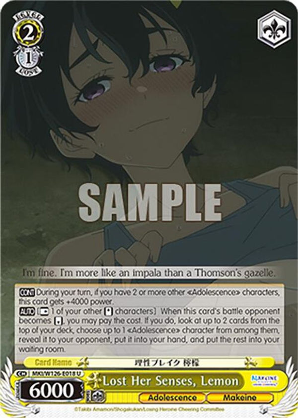 Lost Her Senses, Lemon - MKI/W126-E018U - Uncommon