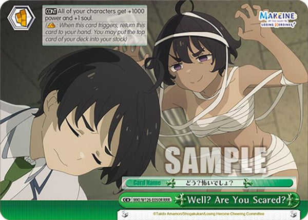 Well? Are You Scared? (RRR+) - MKI/W126-E050EXRRR+ - Triple Rare Plus