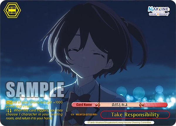 Take Responsibility (RRR) - MKI/W126-E075RRRR - Triple Rare