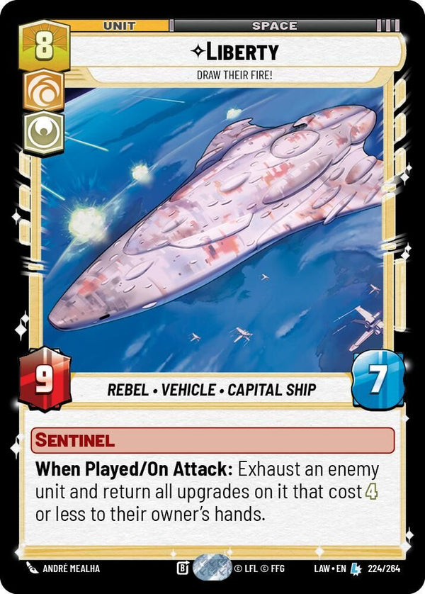 Liberty - Draw Their Fire! - 224/264 - Legendary