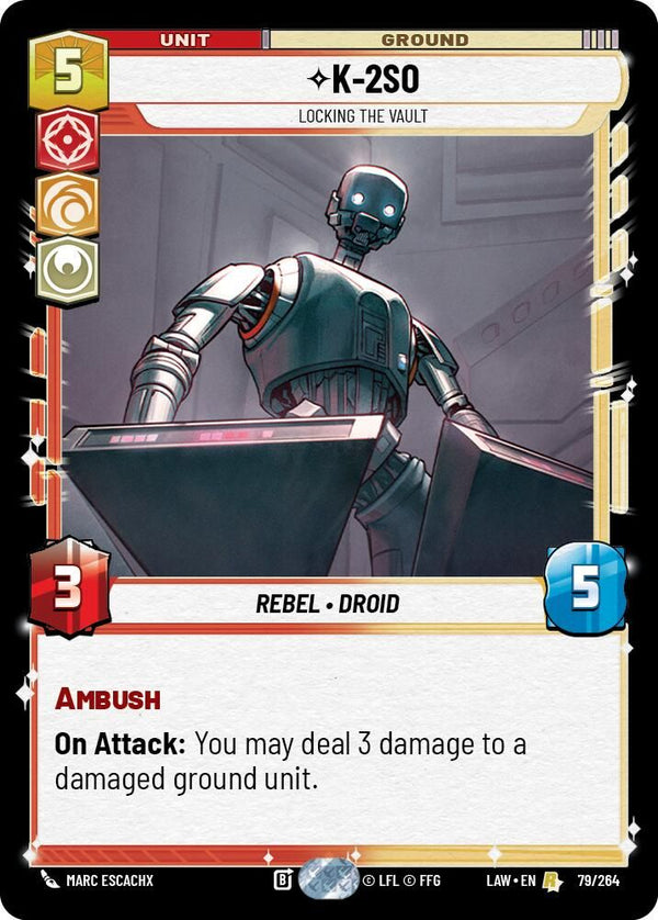 K-2S0 - Locking the Vault - 79/264 - Rare