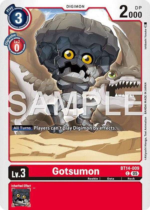 Gotsumon (Block 5 Reprint) - BT14-009 - Common