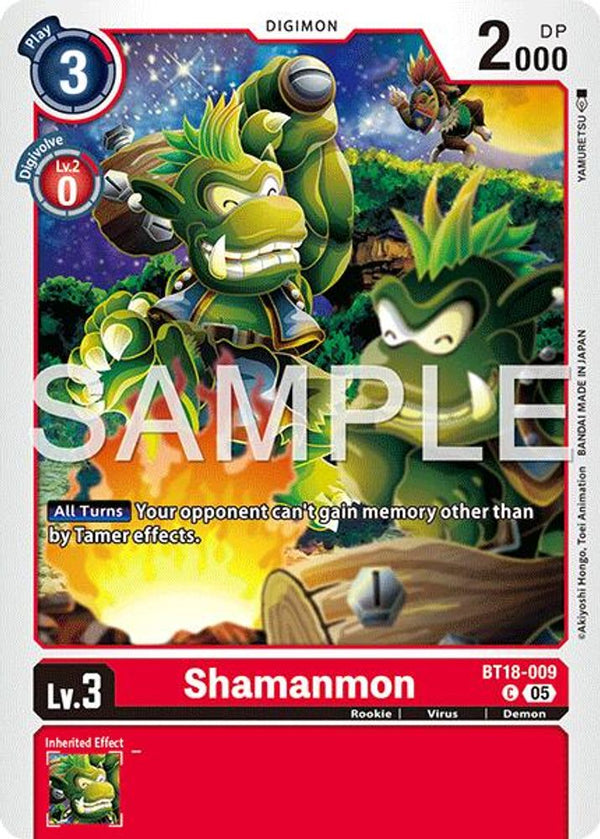 Shamanmon (Block 5 Reprint) - BT18-009 - Common