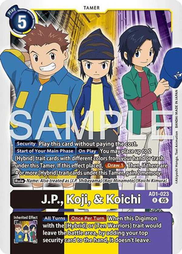 J.P., Koji, & Koichi - AD1-023 - Rare