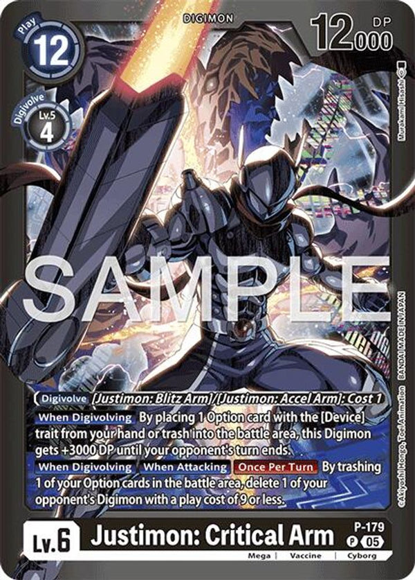 Justimon: Critical Arm - P-179 - (LM07) - Promo