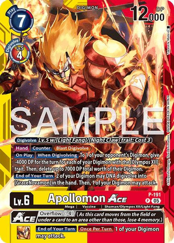Apollomon ACE - P-191 - (LM-07) - Super Rare
