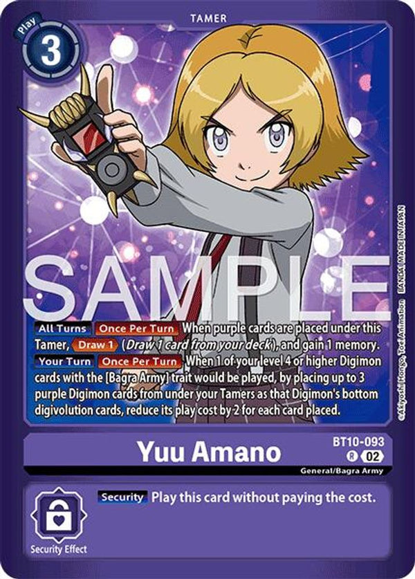 Yuu Amano - BT10-093 - (LM-07 Reprint) - Rare