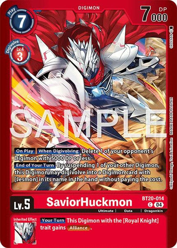 SaviorHuckmon - BT20-014 - (LM-07 Reprint) - Common