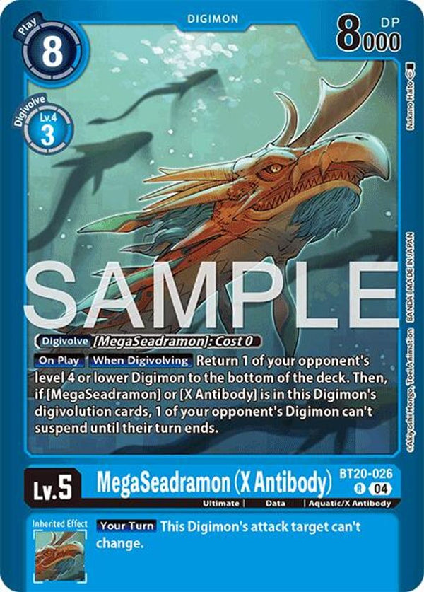 MegaSeadramon (X Antibody) - BT20-026 - (LM-07 Reprint) - Rare