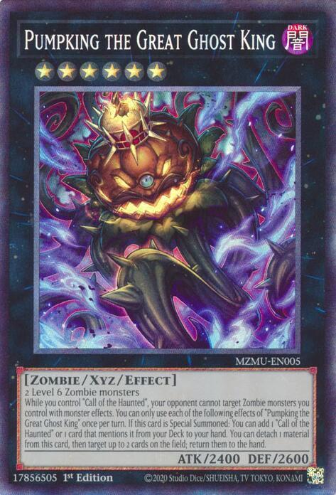 Pumpking the Great Ghost King (Collector's Rare) - MZMU-EN005 - Collector's Rare - 1st Edition