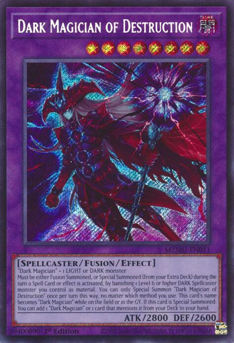 Dark Magician of Destruction - MZMU-EN011 - Secret Rare - 1st Edition