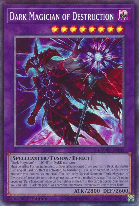 Dark Magician of Destruction (Collector's Rare) - MZMU-EN011 - Collector's Rare - 1st Edition