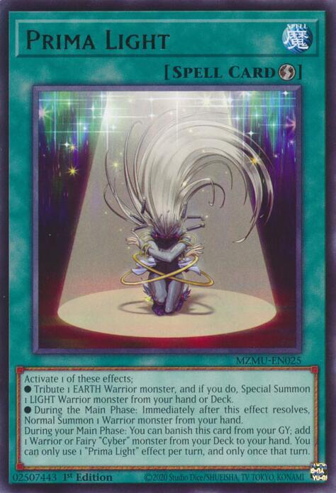 Prima Light - MZMU-EN025 - Rare - 1st Edition