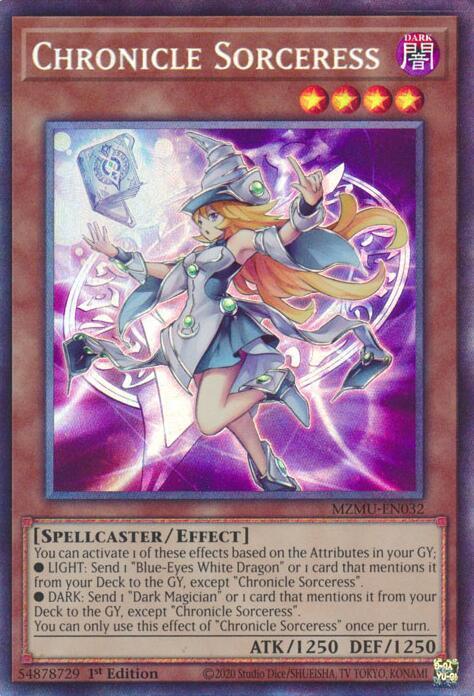 Chronicle Sorceress (Collector's Rare) - MZMU-EN032 - Collector's Rare - 1st Edition