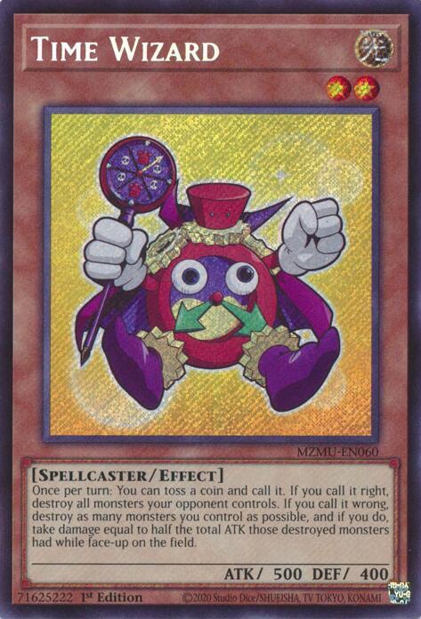 Time Wizard - MZMU-EN060 - Secret Rare - 1st Edition