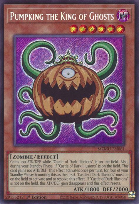 Pumpking the King of Ghosts - MZMU-EN061 - Secret Rare - 1st Edition