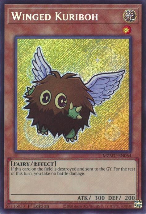 Winged Kuriboh - MZMU-EN064 - Secret Rare - 1st Edition